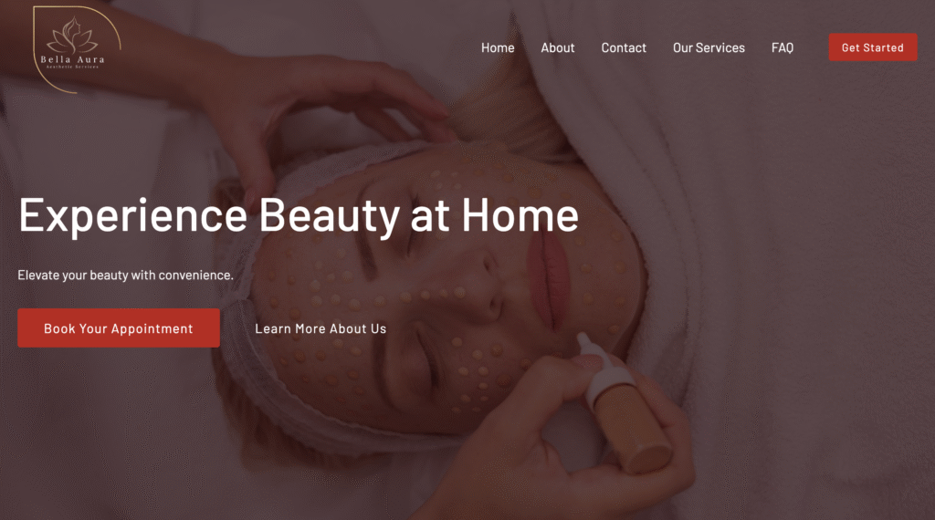 Bella Aura Aesthetic / Aesthetic Studio Website